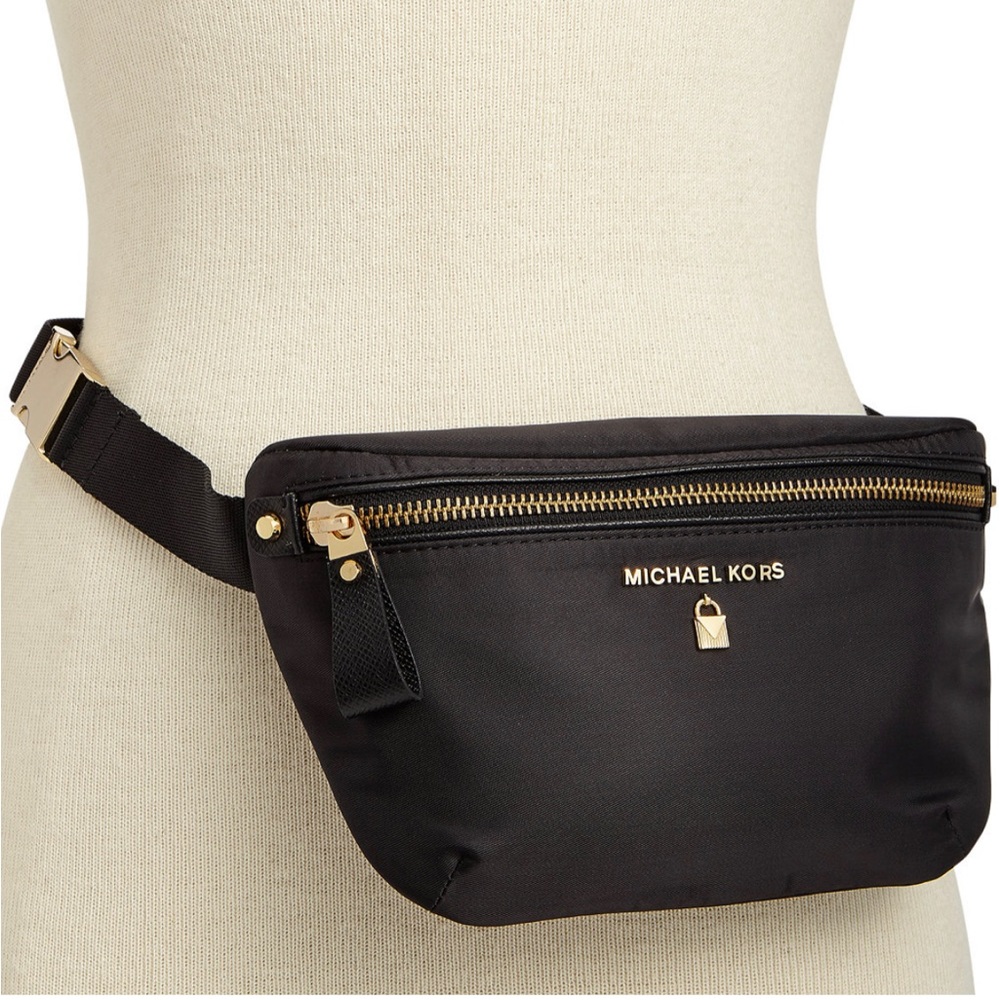 Michael Kors - black Nylon Fanny Pack / belt bag
